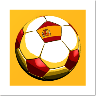 Spain Futbol Posters and Art